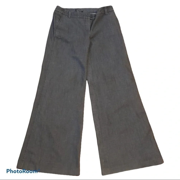 Bedo grey high  waisted wide legs denim jeans pants 8 - Picture 1 of 11